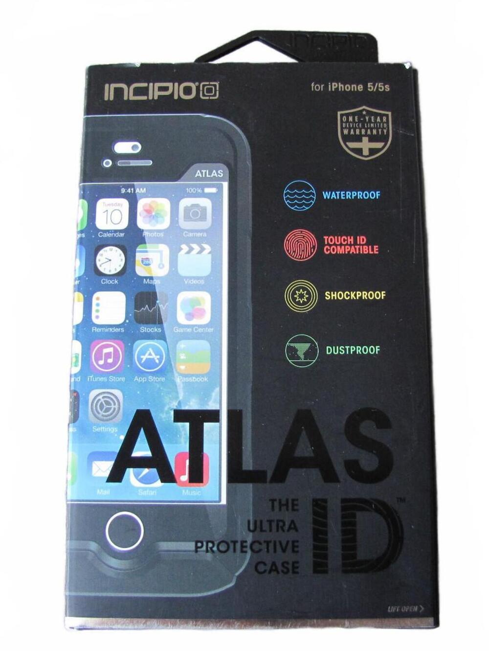 Incipio Atlas ID-Ultra Protective Waterproof Case For iPhone 5/5S IPH-1157-PK-S